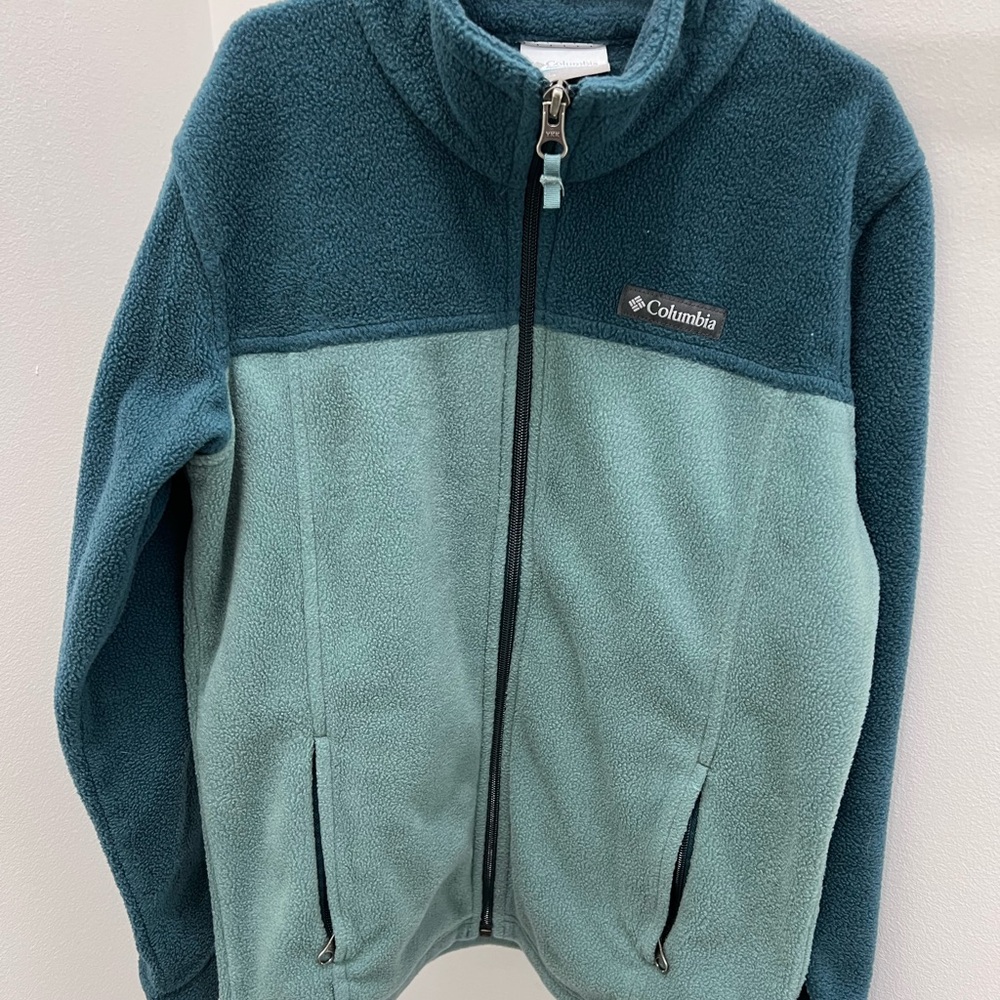 Columbia Blue and Gray Fleece Jacket
